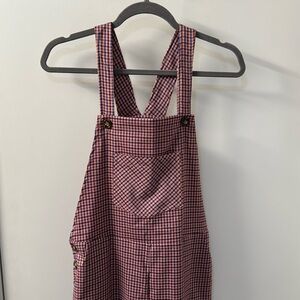 Anthropologie Pink Overalls Size XS